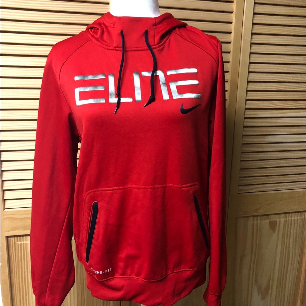 Red Nike Elite Hoodie